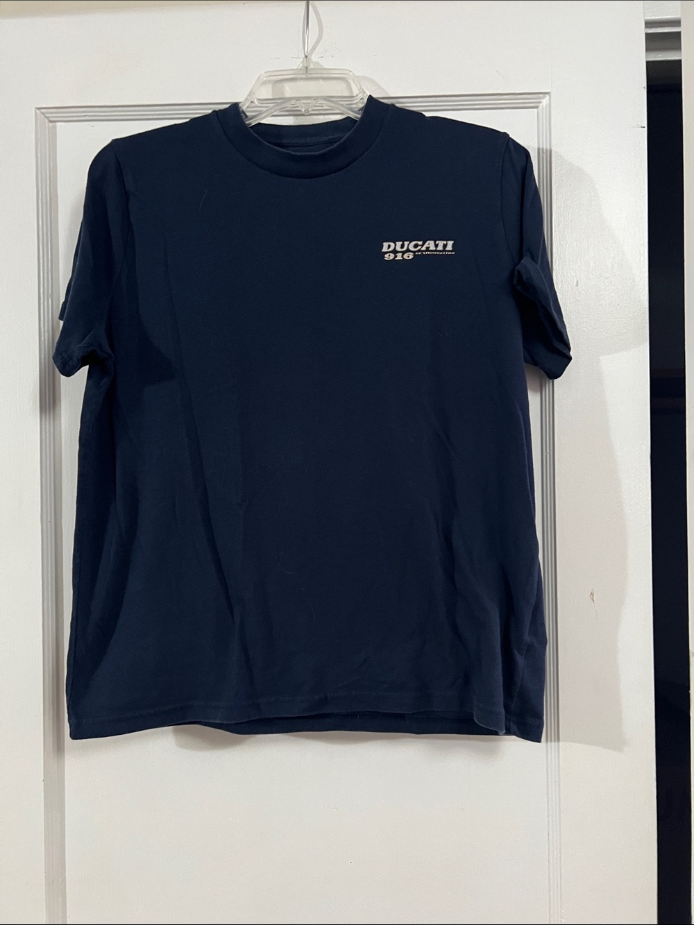 abercrombie kids Navy Ducati Graphic Short Sleeve Tee